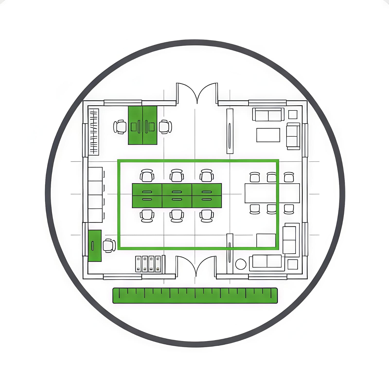 Free space planning